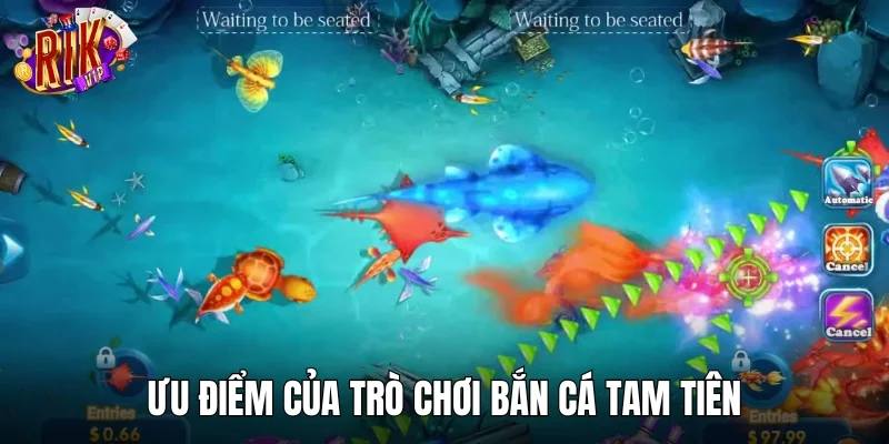 Ưu điểm giúp Bắn Cá Tam Tiên dẫn đầu thị trường