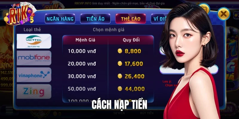 Hướng dẫn chi tiết các bước nạp tiền an toàn vào tài khoản