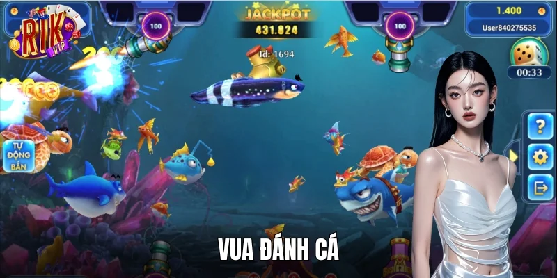 Vua Đánh Cá RIKVIP - Game Săn Boss Cực Đã Với Hệ Số X5,555
